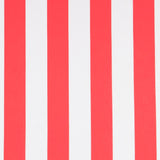 Popeline Rayures Blanc Rouge - Ribes y Casals