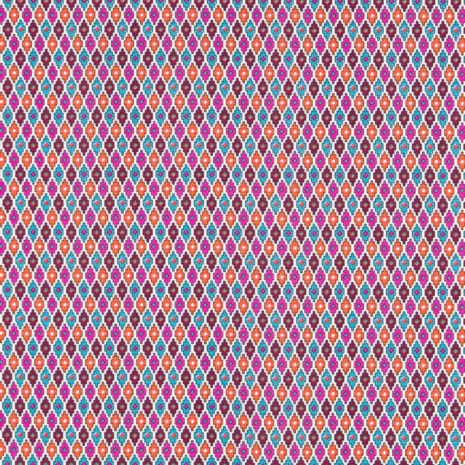 Popeline Losanges Multicolores - Ribes y Casals