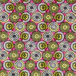 Popeline WAX Ronds Fuchsia - Ribes y Casals