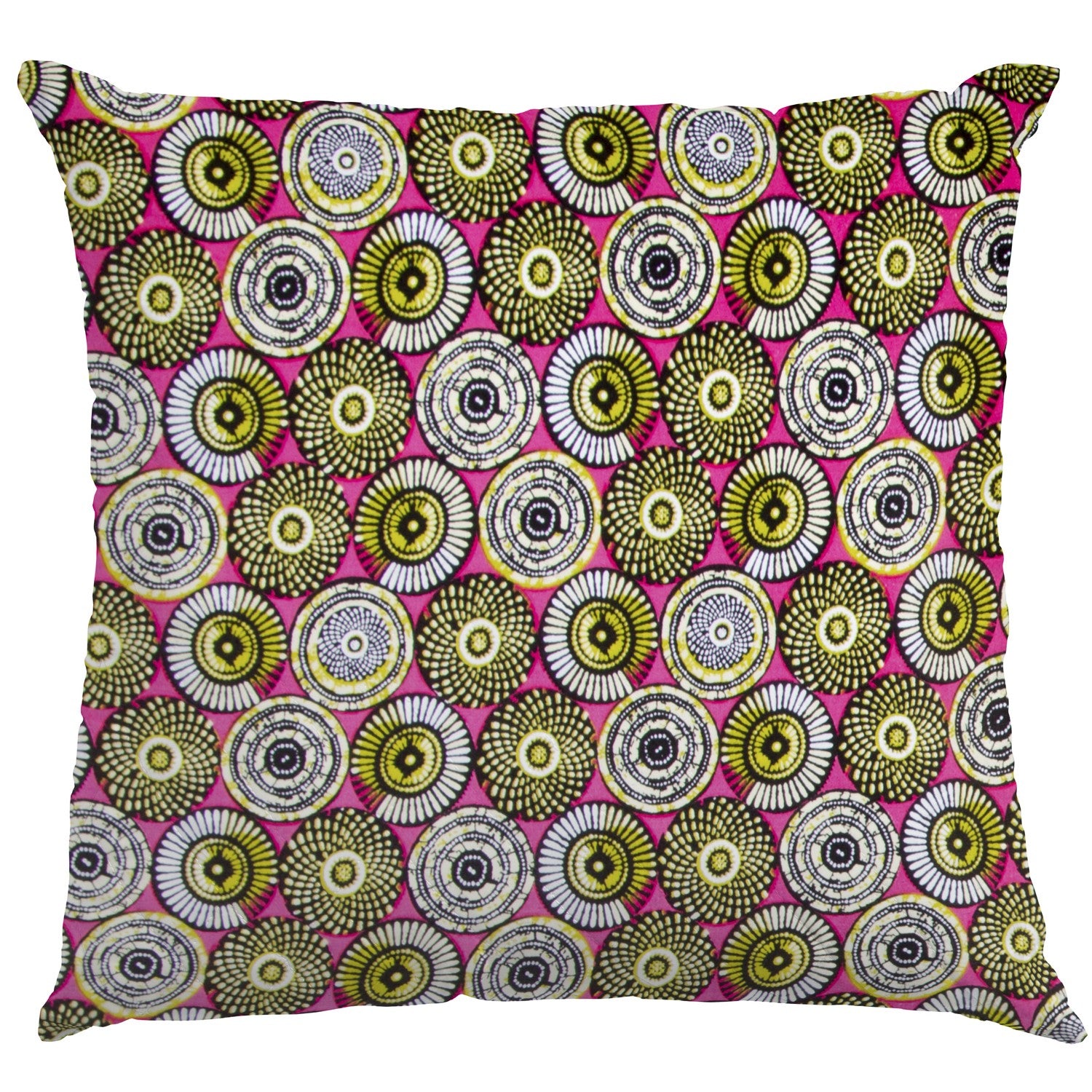 Popeline WAX Ronds Fuchsia - Ribes y Casals