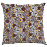 Popeline WAX Ronds Ocre - Ribes y Casals