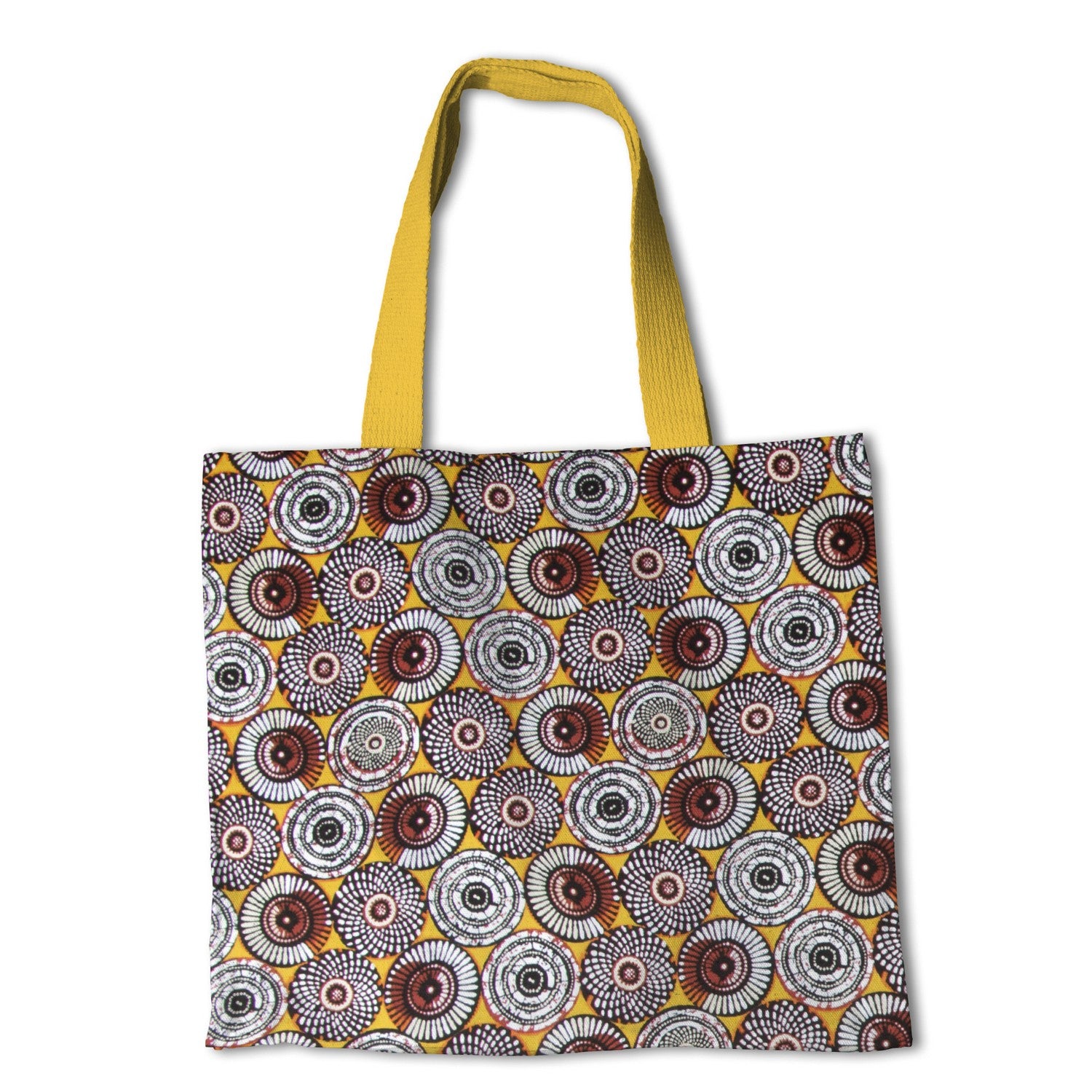 Popeline WAX Ronds Ocre - Ribes y Casals