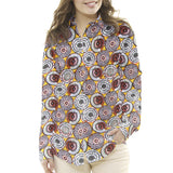 Popeline WAX Ronds Ocre - Ribes y Casals