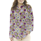 Popeline WAX Ronds Pistache - Ribes y Casals