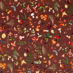 Popeline Coton Champignon Brun - Ribes y Casals