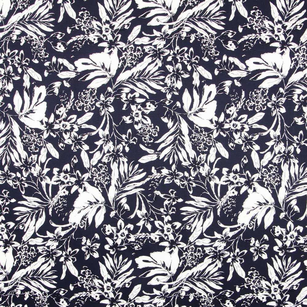 Popeline Floral Spandex - Ribes y Casals