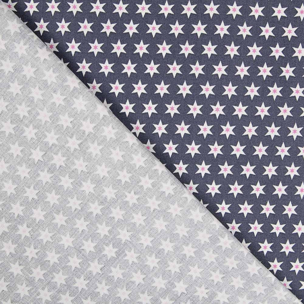 Popeline Stars Rose - Ribes y Casals