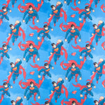 Tissu Enfant Superman Bleu - Ribes y Casals