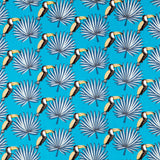 Popeline Toucan Bleu - Ribes y Casals