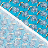 Popeline Toucan Bleu - Ribes y Casals