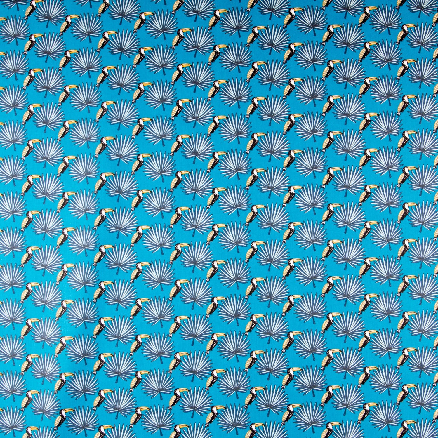 Popeline Toucan Bleu - Ribes y Casals