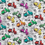 Popeline Coton Vespa Multicolore - Ribes y Casals