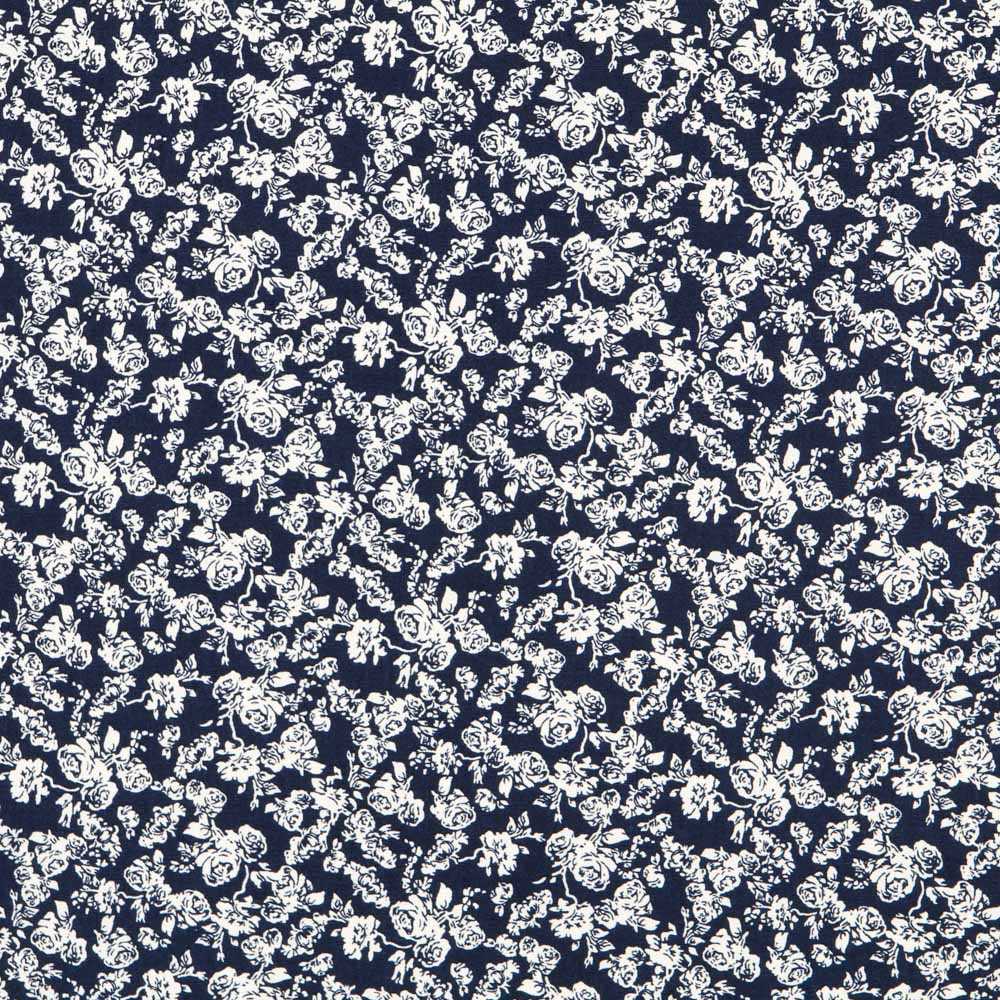 Popeline Vintage Bleu Nuit - Ribes y Casals