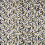 Popeline Bleue Florale Vintage - Ribes y Casals
