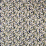Popeline Bleue Florale Vintage - Ribes y Casals