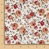 Popeline Vintage Fleurie Fuchsia - Ribes y Casals