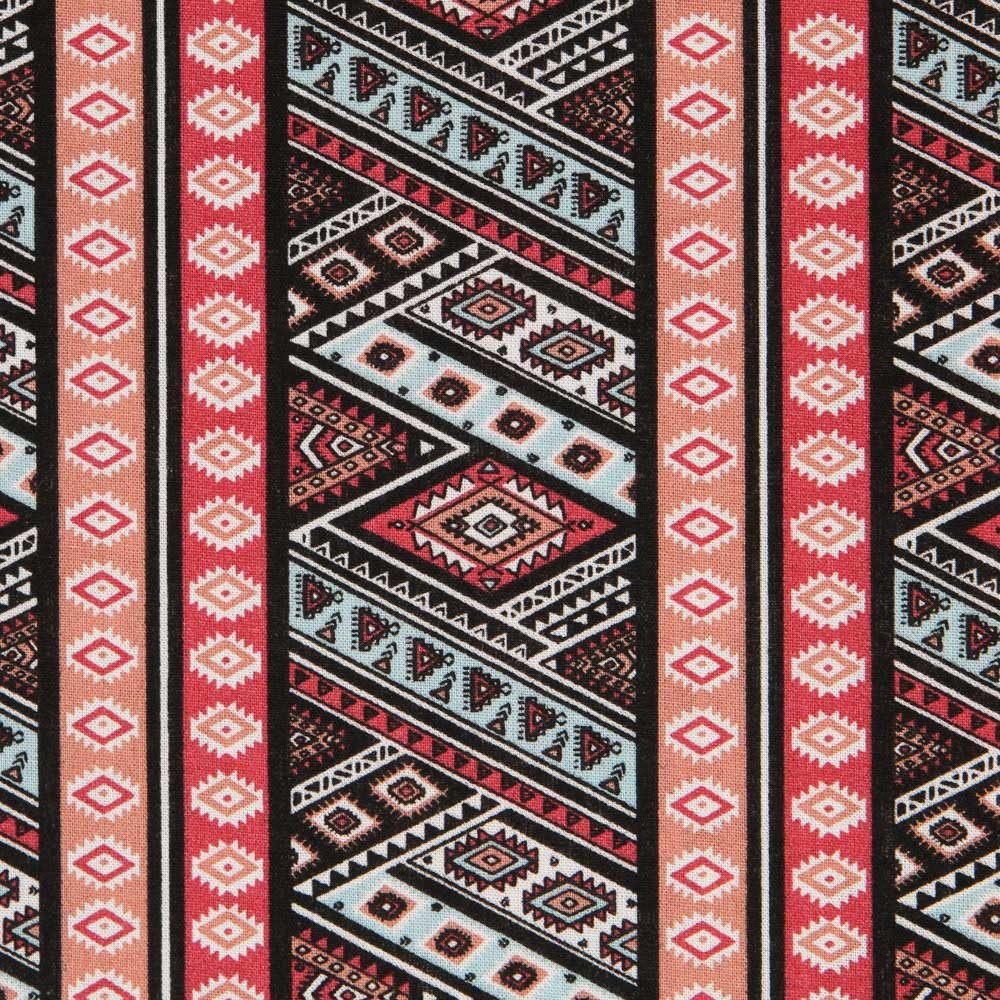 Popeline Corail Saphirs - Ribes y Casals