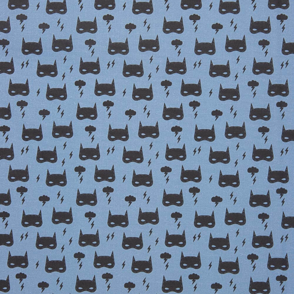 Popeline Coton BATMAN Denim - Ribes y Casals