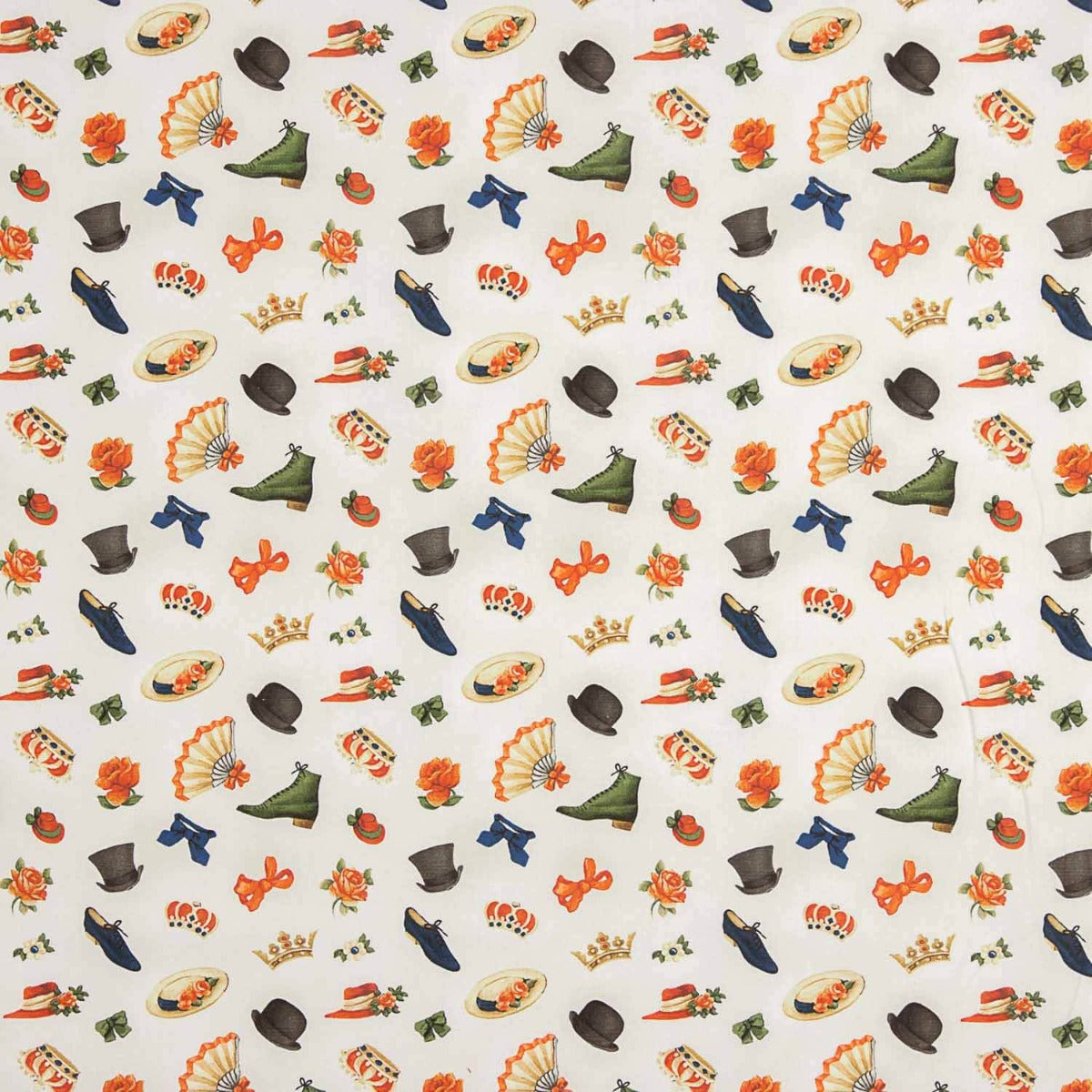 Popeline de coton imprimé figures - Ribes y Casals