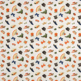 Popeline de coton imprimé figures - Ribes y Casals