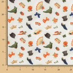 Popeline de coton imprimé figures - Ribes y Casals