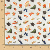 Popeline de coton imprimé figures - Ribes y Casals