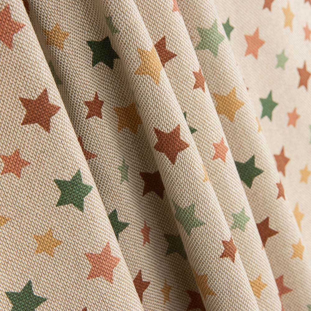 Coton imprimé étoiles multicolores - Ribes y Casals