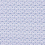 White Cotton Poplin with Little Flowers - Ribes y Casals