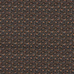 Black Cotton Poplin with Little Flowers - Ribes y Casals