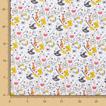 Popeline Coton Harry Potter Blanc - Ribes y Casals