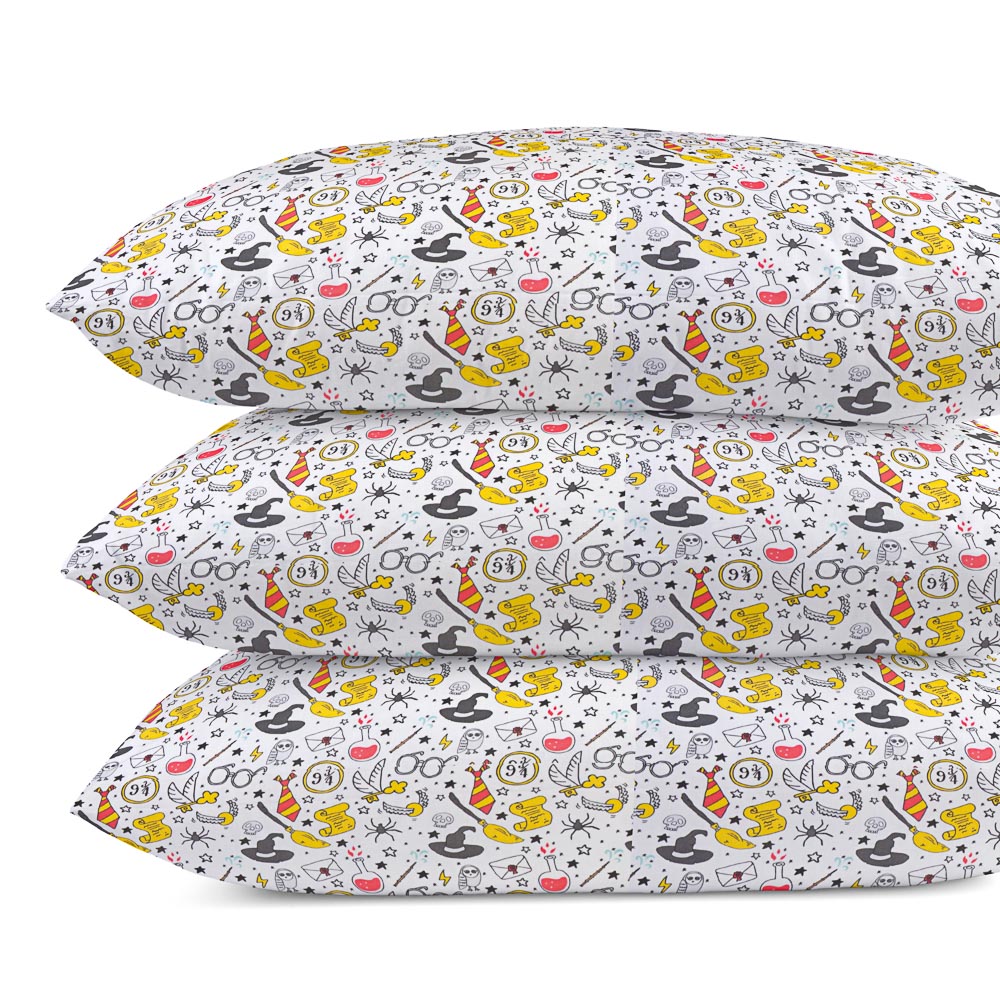 Popeline Coton Harry Potter Blanc - Ribes y Casals