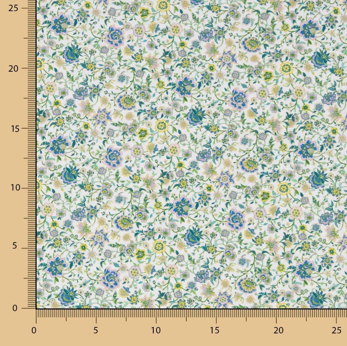 100% Coton Poplin Lyon Greens - Ribes y Casals