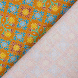 Popeline 100% coton Nimes Orange - Ribes y Casals