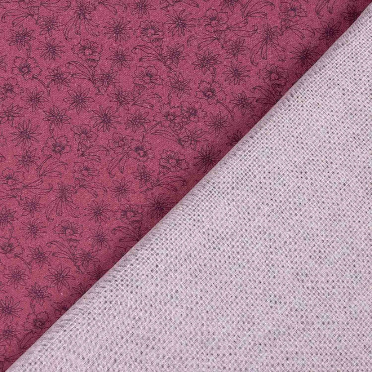 100% Coton Poplin Nice Violet - Ribes y Casals