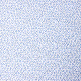 Popeline Coton Bio Fleur Mini Bleu - Ribes y Casals