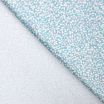 Popeline de Coton Bio Branches Turquoise - Ribes y Casals