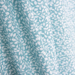 Popeline de Coton Bio Branches Turquoise - Ribes y Casals
