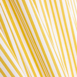 Popeline de coton biologique à rayures miel - Ribes y Casals