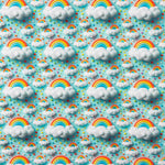 Popeline de coton arc-en-ciel - Ribes y Casals