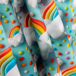 Popeline de coton arc-en-ciel - Ribes y Casals