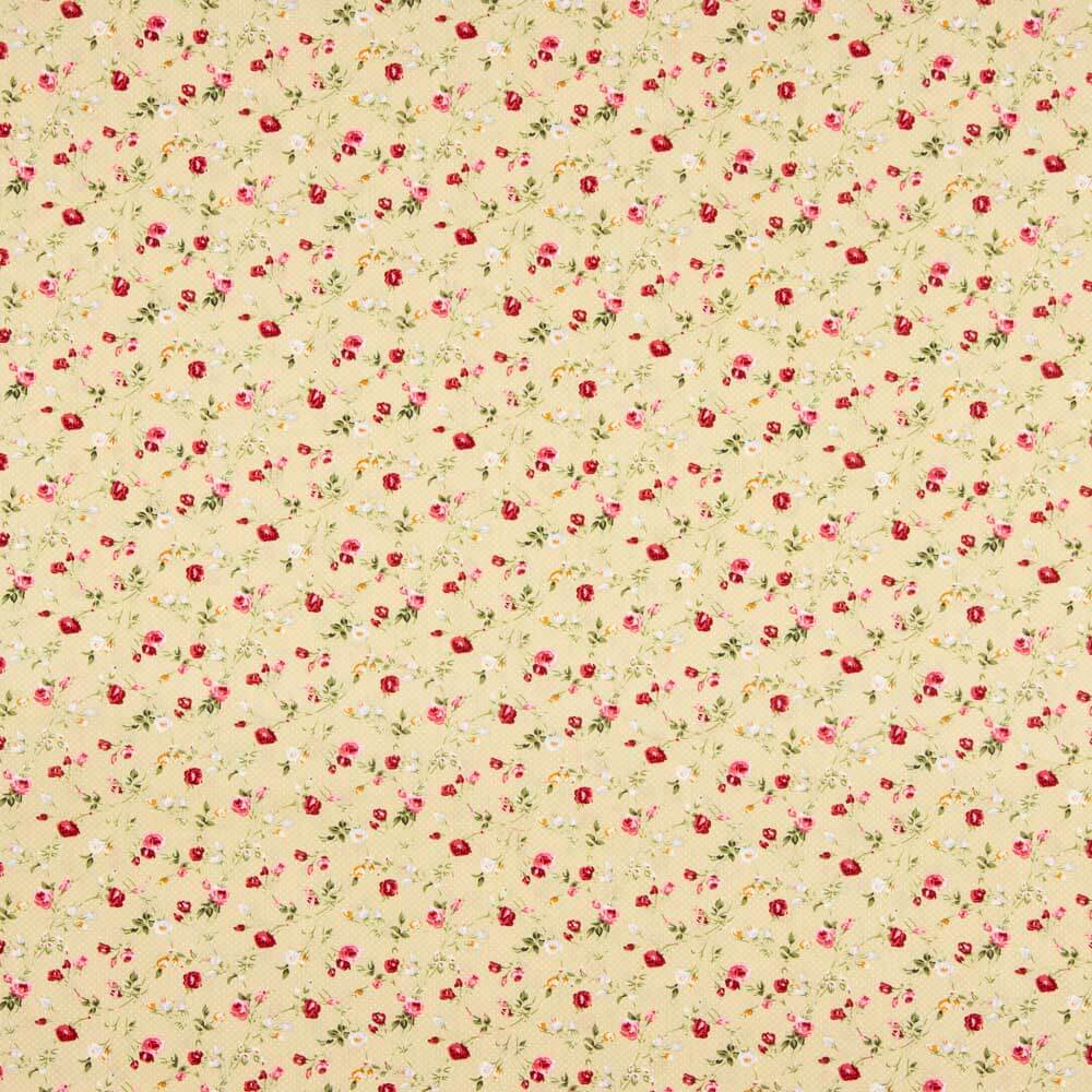 Popeline de coton beige Roxana - Ribes y Casals