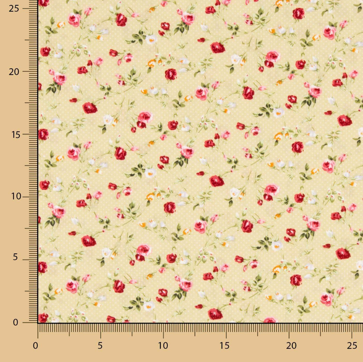 Popeline de coton beige Roxana - Ribes y Casals