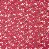 Popeline de coton grenat Roxana - Ribes y Casals