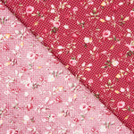 Popeline de coton grenat Roxana - Ribes y Casals