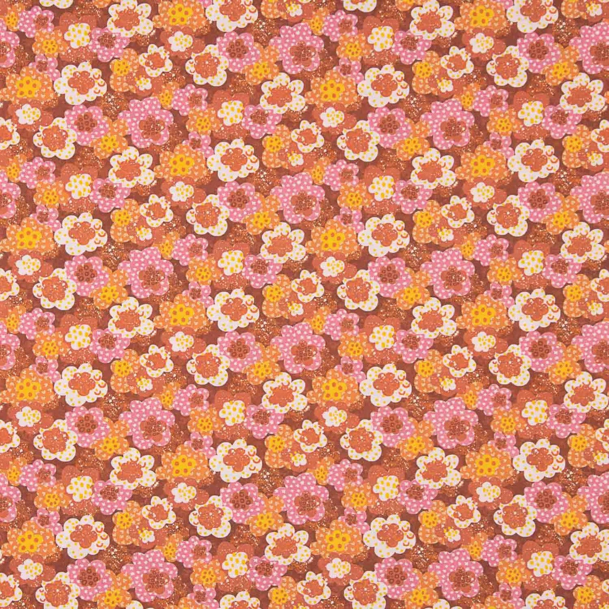 100% Popeline de coton Rouen rouge - Ribes y Casals