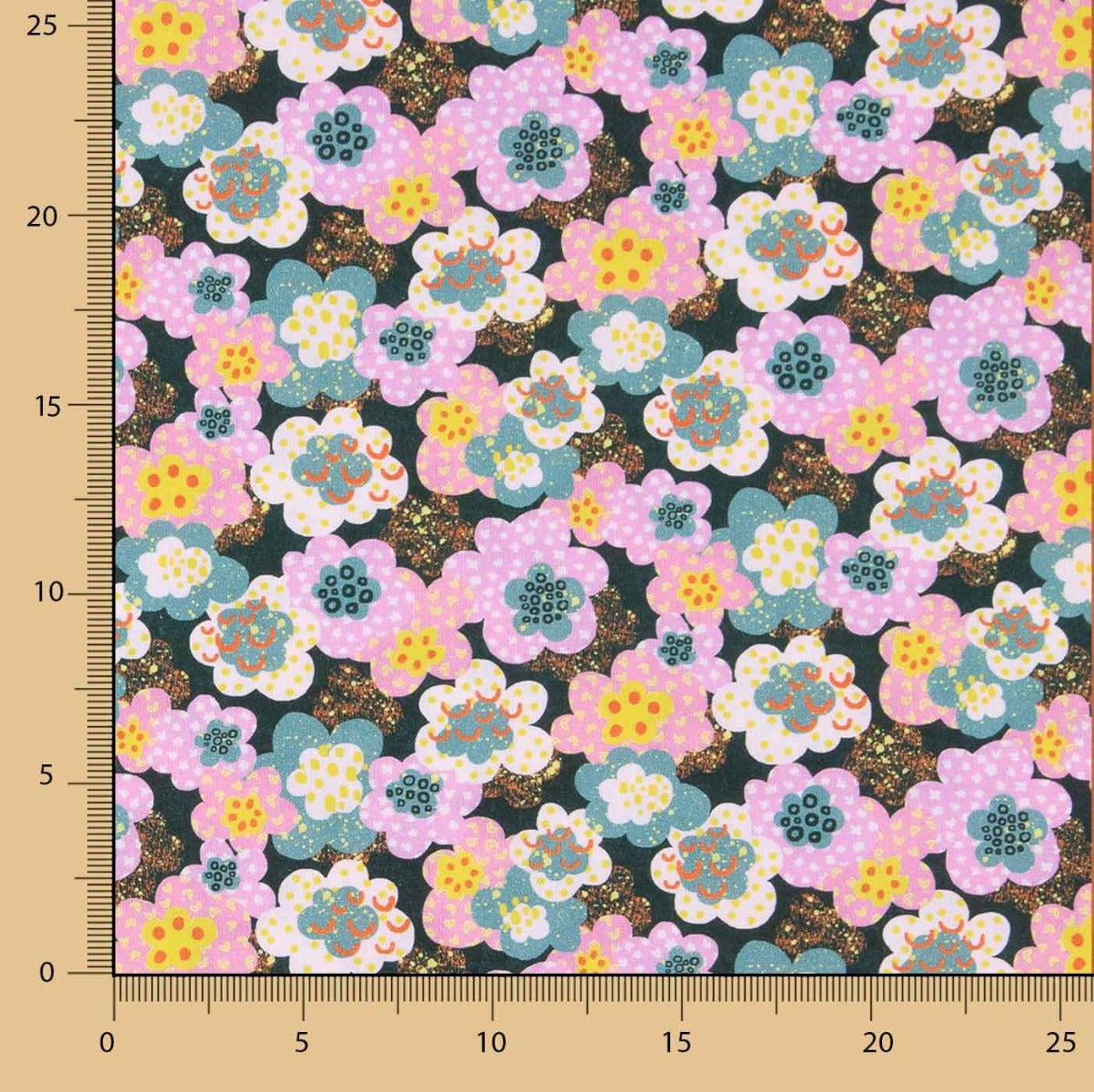 100% Popeline de coton Rouen Rose - Ribes y Casals