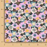 100% Popeline de coton Rouen Rose - Ribes y Casals