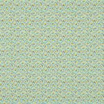 Soft Green Cotton Poplin with Little Flowers - Ribes y Casals