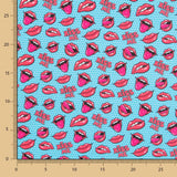 Popeline Coton Kiss Me - Ribes y Casals