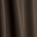 Popeline de coton unie basique marron foncé - Ribes y Casals